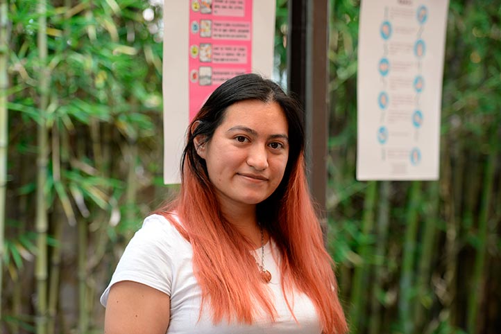 Esmeralda Reyes Hernández, alumna de la Licenciatura en Nutrición