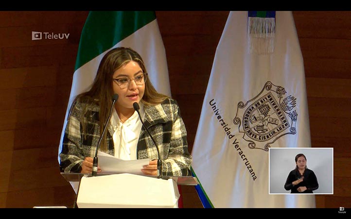 Olivia del Carmen Chávez Uscanga, titular de la Defensoría de los Derechos Universitarios, destacó resultados y acciones del área a su cargo