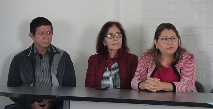 Alfredo Delgado, Bárbara Fuentes y Antonia Aguilar dieron la bienvenida a la presentación de observatorios