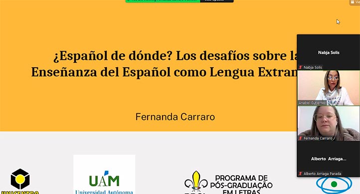 Fernanda Carraro, profesora de la Universidad Autónoma de Madrid, abordó los desafíos en la enseñanza del español como lengua extranjera
