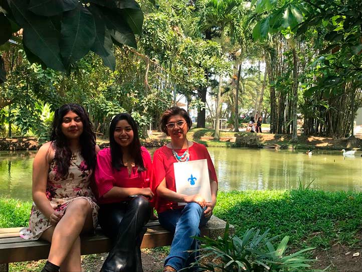 Sandy Victoria López Urbano, Wendy Amairani Domínguez Villate y Sara Núñez Correa realizarán una estancia de movilidad en la Universidad Nacional del Litoral en Santa Fe, en Argentina