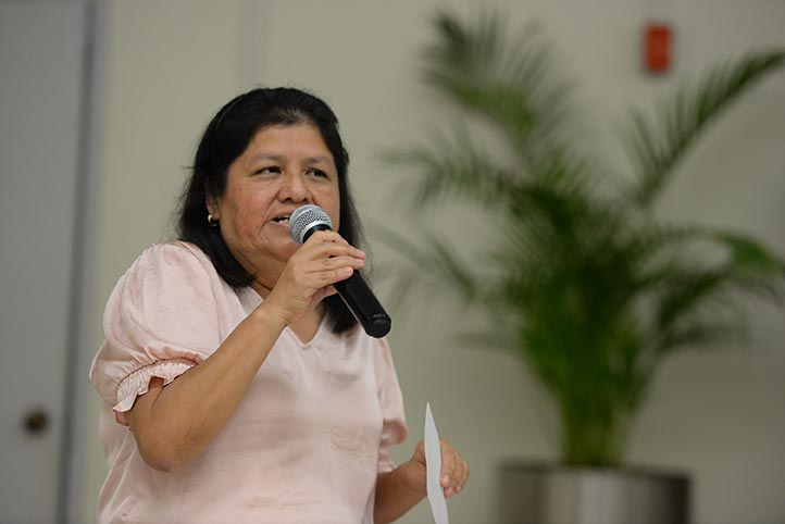 Norma Trujillo Báez, titular de la Dirección General de Comunicación Universitaria expuso el objetivo de estas producciones