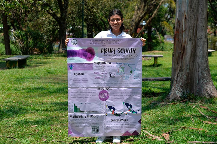 “Incidencia de Taenia solium en México”, otro tema de cartel ganador