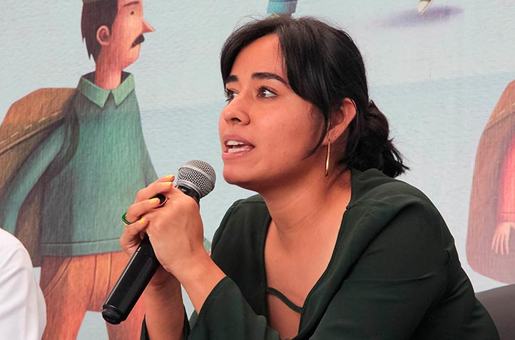 Quetzalli Domínguez Sánchez, coordinadora del Colectivo Palabras de Alumbre