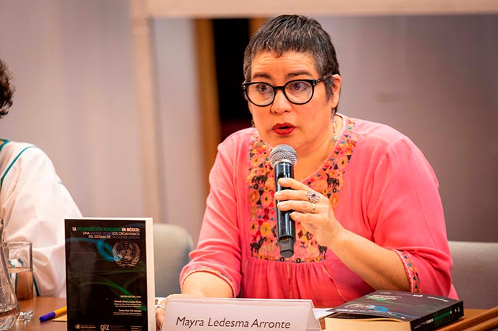 Mayra Ledesma Arronte, académica de la Facultad de Sociología