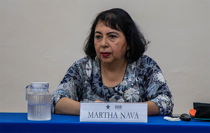 Martha Elena Nava Tablada, investigadora del Instituto de Investigaciones Histórico-Sociales