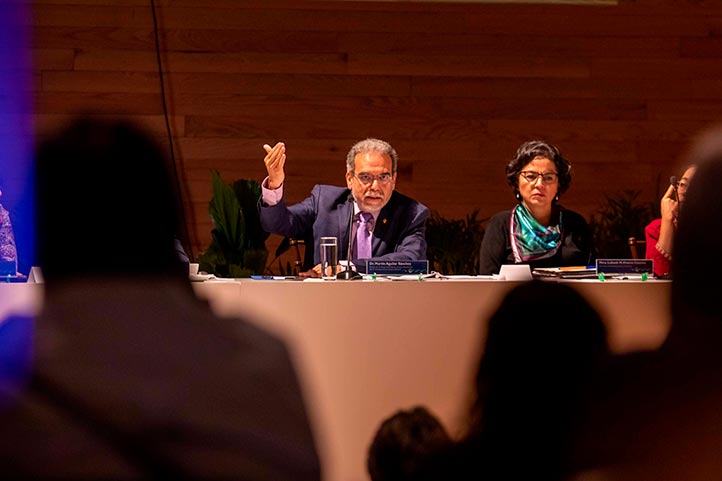El rector Martín Aguilar dio lectura a los resultados de la auditoría externa a los estados financieros de la institución