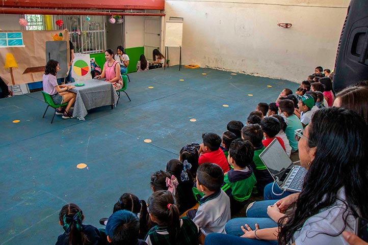 Las actividades incluyeron la presentación de una obra de teatro