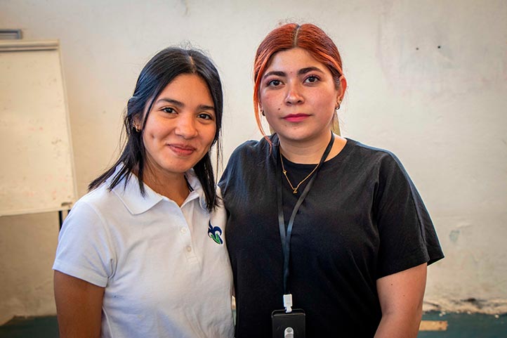 María Zita García y Johana Paola Azcanio