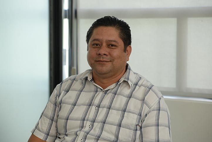 Alejandro Colunga Moreno, titular de la Dirección de Desarrollo Informático de Apoyo Académico