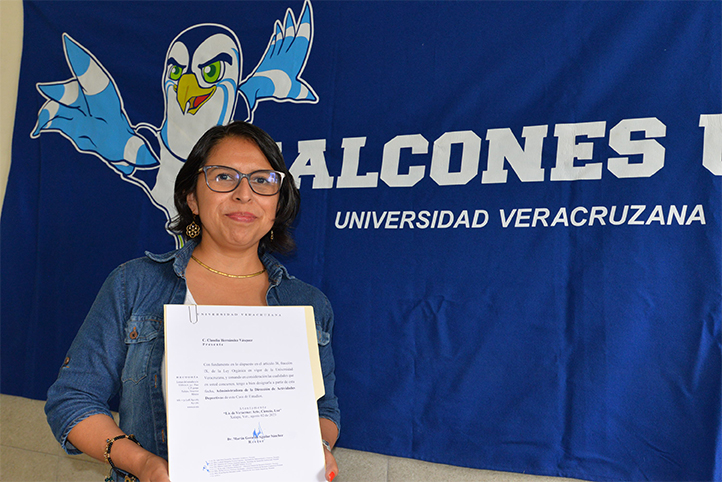 Claudia Hernández Vásquez es la nueva administradora de la Dirección de Actividades Deportivas