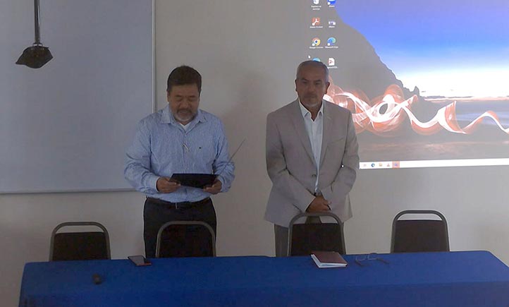 Inauguración oficial, a cargo de Jesús Sánchez Orea, coordinador de Desarrollo de Investigación