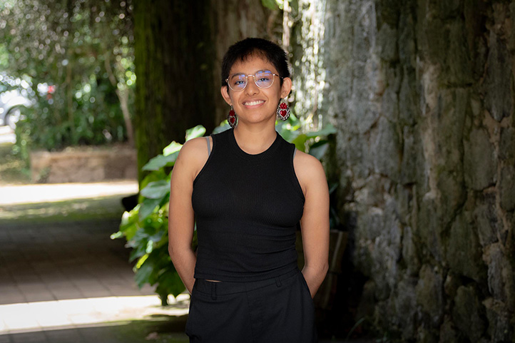 Jessica Daysi García Reyes, consejera alumna de la Facultad de Teatro
