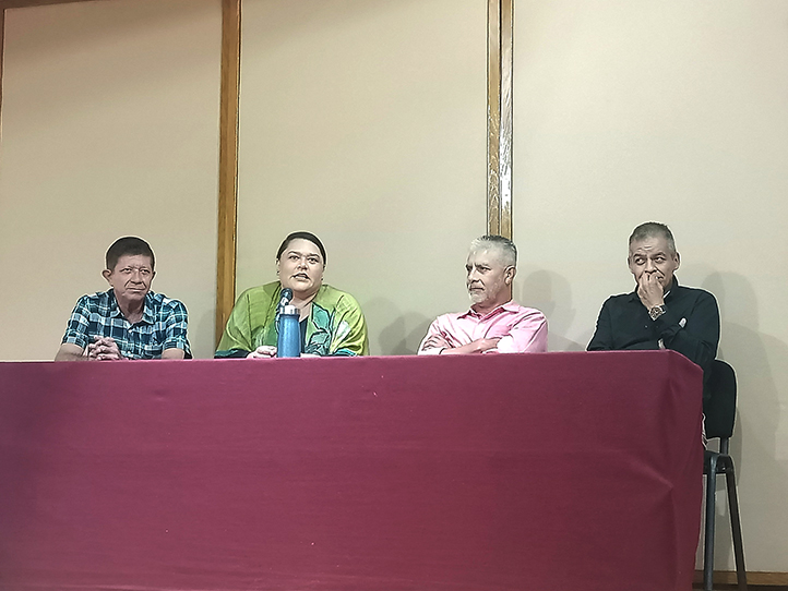 En la presentación del video participaron Rodolfo Parra, Roberto Lunagómez y Alfredo Delgado 