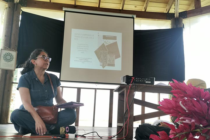 Zulma Amador, Cristina Núñez, Isabel Castillo y José Alejandro Sánchez de EcoDiálogo