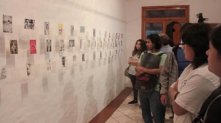 Como parte de las actividades, el Jardín de las Esculturas exhibe la exposición Guanajuato International Postal Print 