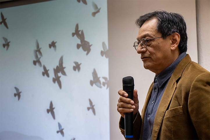 Salvador Guzmán Guzmán, abordó el tema “Colisión de aves en ventanas de casas y edificios”
