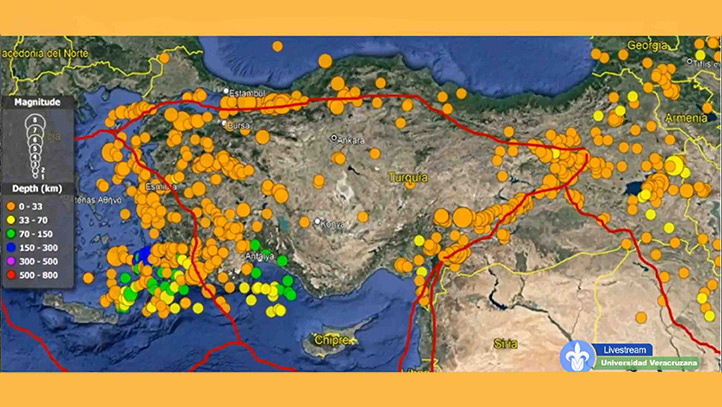 Las zonas de mayor afectación en Turquía 