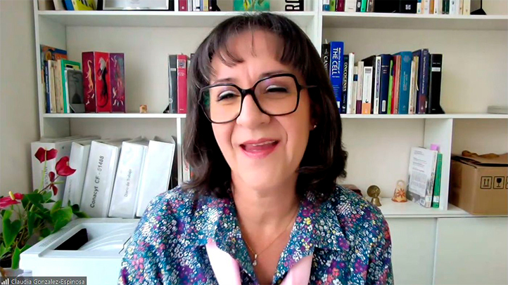 Claudia González Espinosa, adscrita al Cinvestav del IPN 