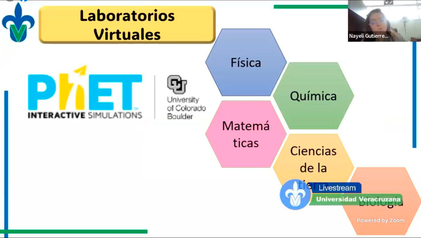 Uno de los eficientes laboratorios virtuales 