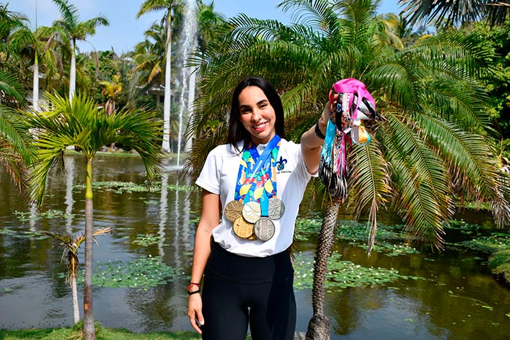 Brittany Itzel Sainz Ochoa ha obtenido diversas medallas en competencias nacionales e internacionales 
