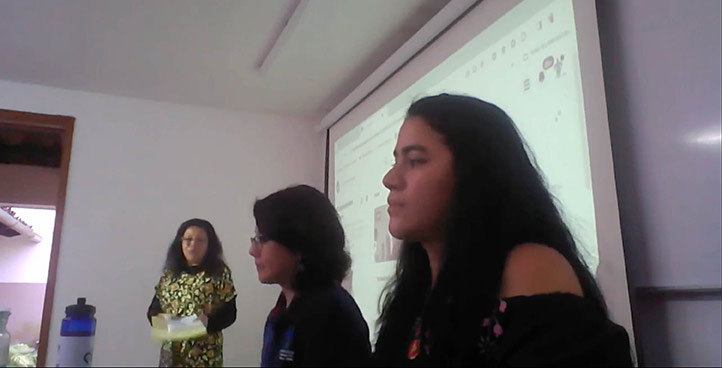 Mónica Trejo Sandoval e Ixchel Ortiz Vidal ofrecieron una charla sobre el origen y logros de la lucha por los derechos de las mujeres 