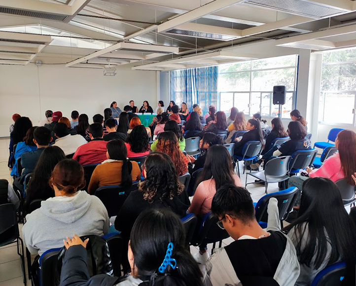 La charla en el Campus Sur, organizada por la Coordinación Transversal de Género y la Unidad de Género tuvo gran audiencia