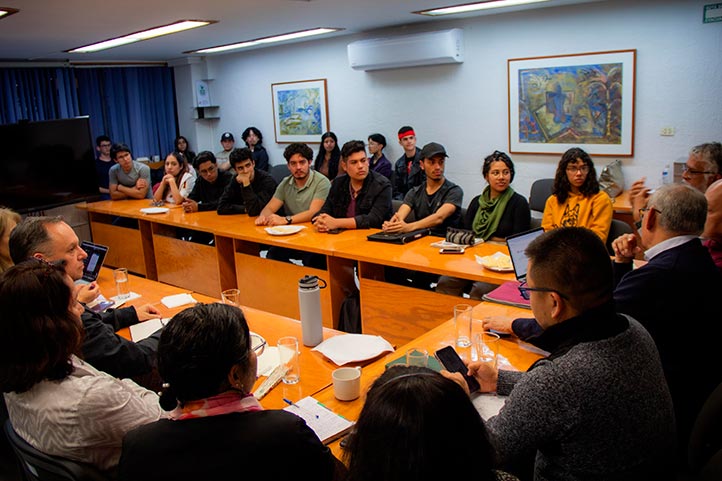 Estudiantes y autoridades UV dialogaron acerca de la Inscripción en Línea 