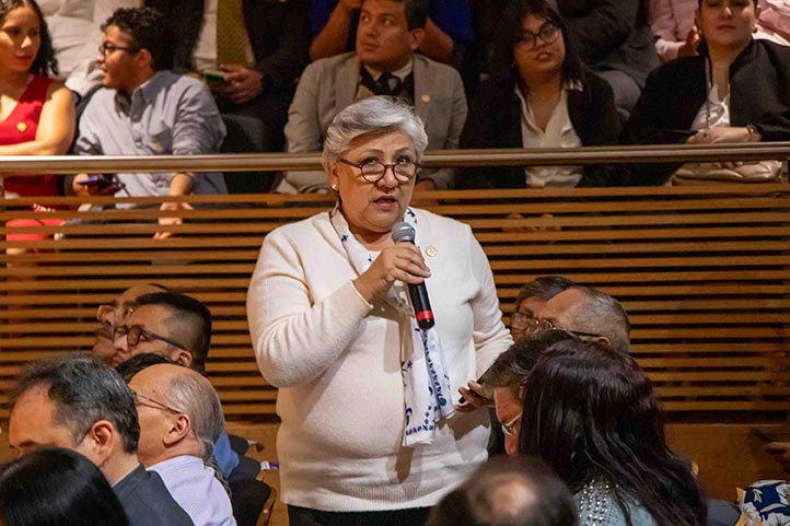 Yaqueline Antonia Gheno Heredia, integrante de la Comisión Transitoria