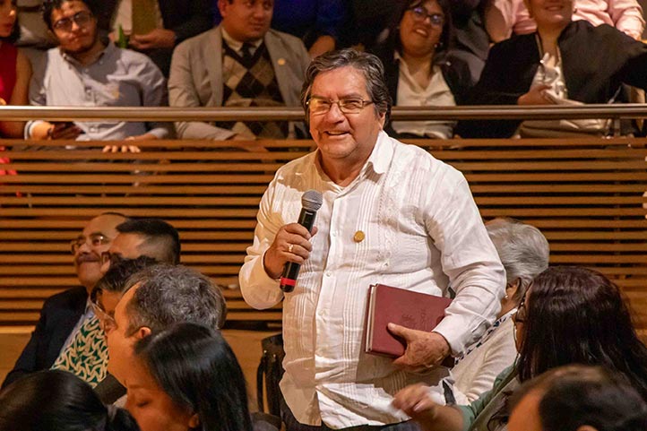 José Cruz Agüero Rodríguez compartió experiencias del trabajo realizado dentro de la Comisión Transitoria