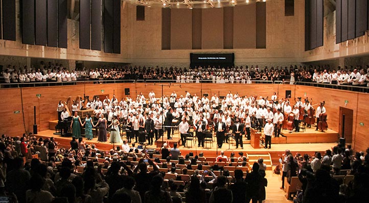 OSX interpretó la Octava Sinfonía de Mahler con motivo del 80 aniversario de la Universidad 