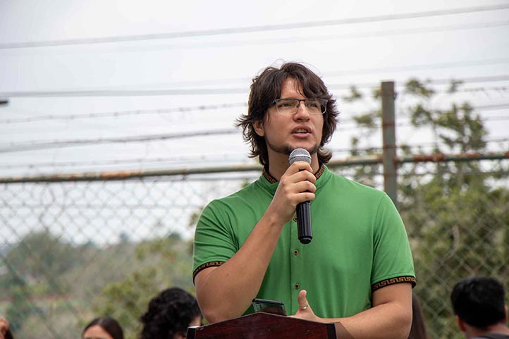 Milton Reséndiz, responsable del Voluntariado UV, enfatizó que es el primer Comedor Universitario que se inaugura en una región 