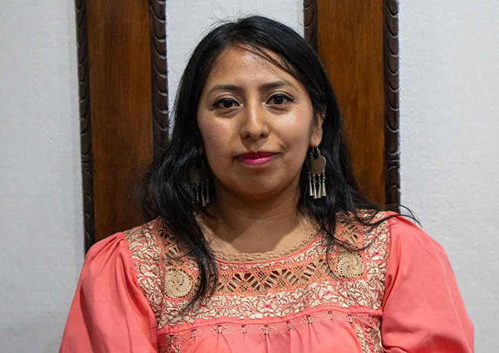 Angélica Hernández Vázquez, catedrática de la UV-Intercultural Grandes Montañas  