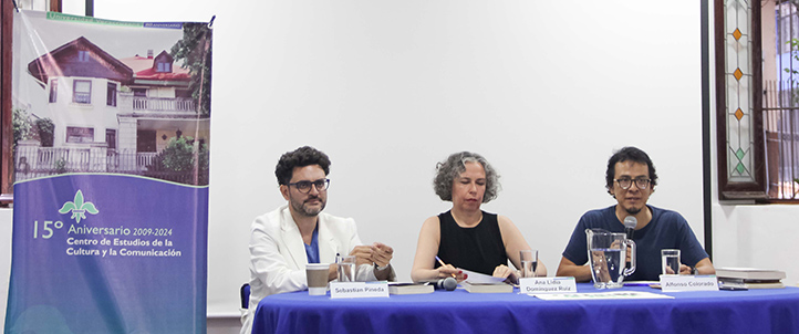 Sebastián Pineda, Ana Lidia Domínguez y Alfonso Colorado, presentaron el libro 
