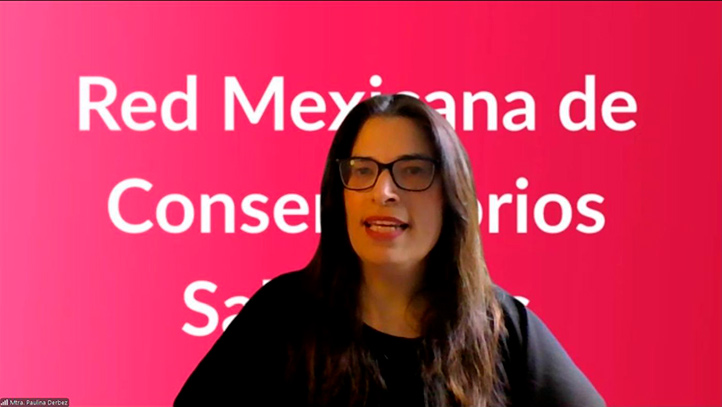 Paulina Derbez, presidenta de la Red Mexicana de Conservatorios Saludables 