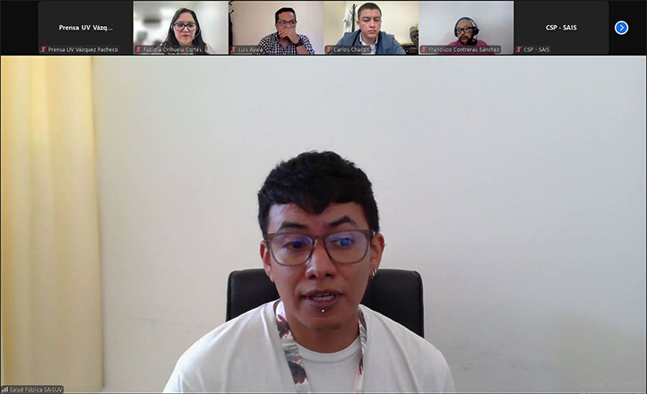 Participantes en la charla “Entre compas, por tu salud y la mía” 