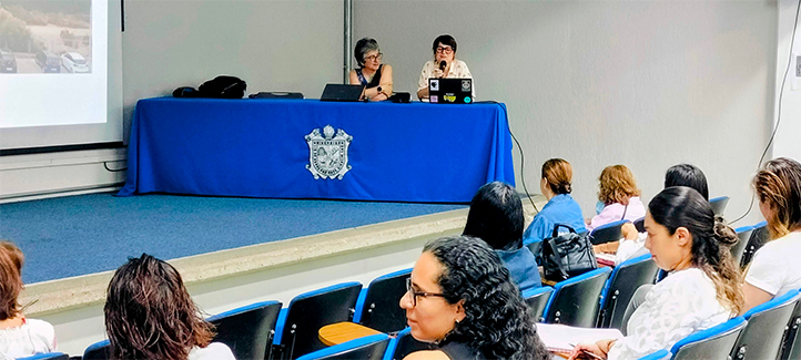 Guadalupe Calvo y Asunción Aragón, investigadoras de la Universidad de Cádiz, impartieron conferencias en la Facultad de Psicología 