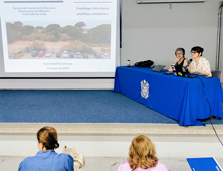 Calvo García expuso los objetivos del proyecto que realiza acerca de las relaciones afectivas entre adolescentes de secundaria 