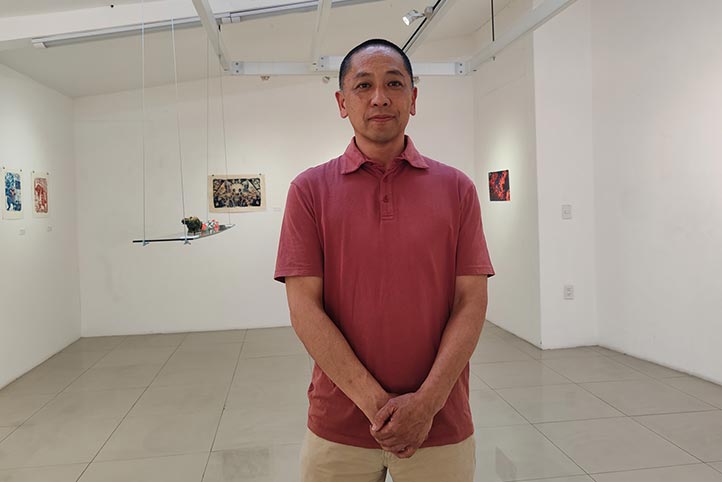 Ryuichi Yahagi, investigador del IAP, fue el gestor de la muestra