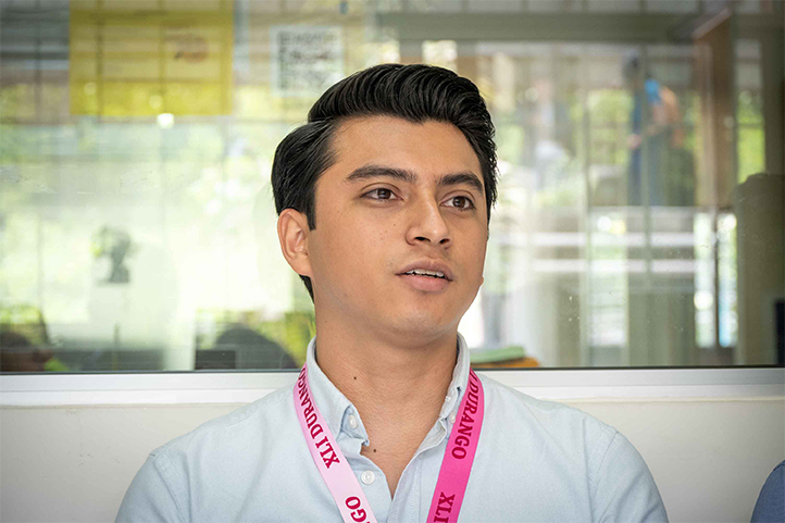 Alain Martínez, representante del comité de ANAIC en la Facultad de Ingeniería Civil 