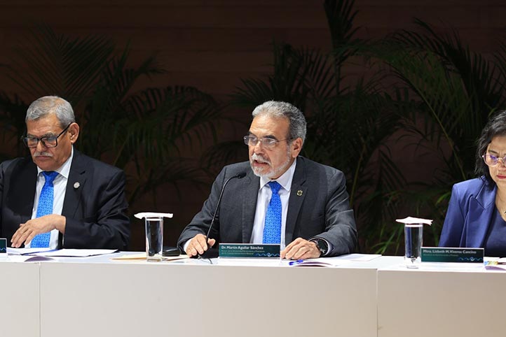 El rector Martín Aguilar Sánchez destacó que el trabajo realizado se reflejará en una mejor experiencia académica para las y los estudiantes 