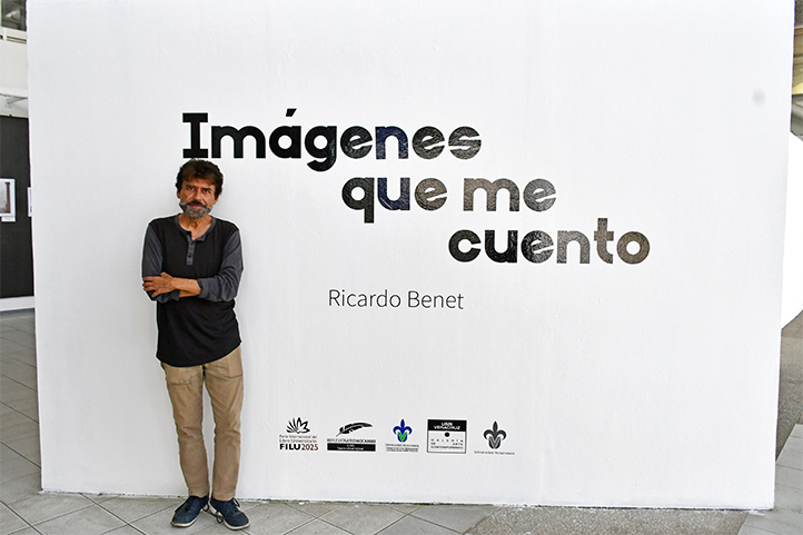 Ricardo Benet presentó libro y exposición fotográfica en la USBI Veracruz 