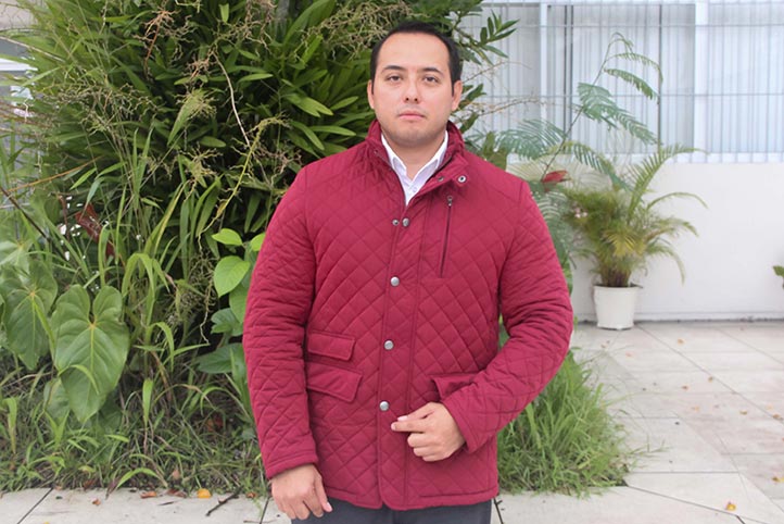 Alan Jair García Flores, coordinador del Centro de Estudios sobre Derecho, Globalización y Seguridad 