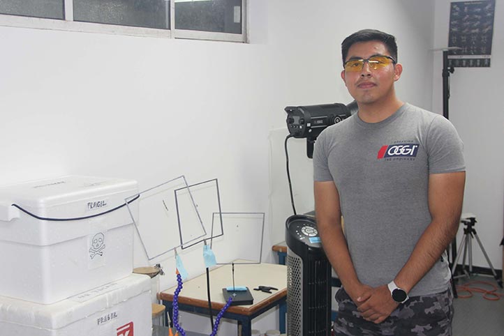 Abrahan Asahel Pérez Vázquez, egresado de la Maestría en Ciencias en Ecología y Biotecnología