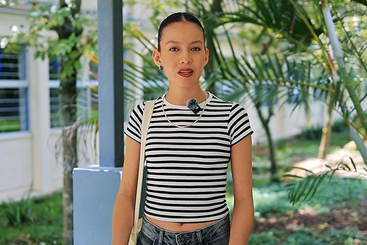 Dariana Camacho Velázquez, alumna de la Facultad de Idiomas 