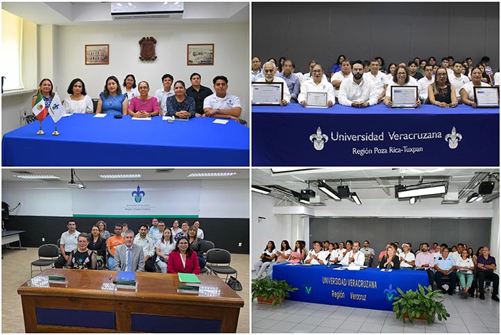 Las Vicerrectorías de las cuatro regiones, se sumaron al acto de manera remota