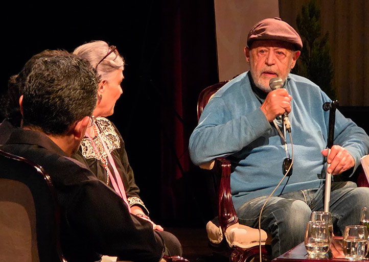 Aurelio de los Reyes fue el encargado de comentar el filme El tren fantasma 