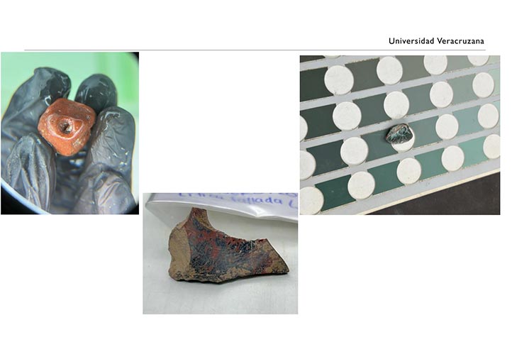 Jesús Ascencio determina la procedencia de las piedras verdes y rojas recuperadas en la meseta de San Lorenzo 