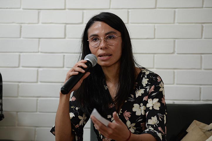 Shanik Sánchez recomendó a los interesados en publicar que acepten el rechazo de sus textos y no reaccionen visceralmente 