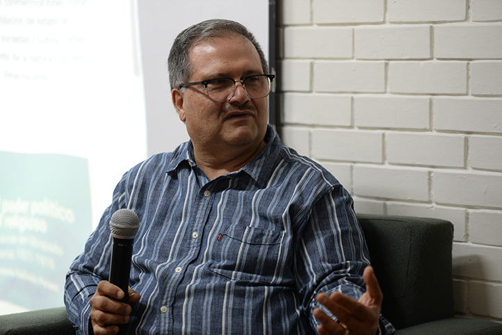 Gerardo Antonio Galindo Peláez, autor de Entre el poder político y el religioso. La construcción del Obispado de Veracruz, 1521-1919 